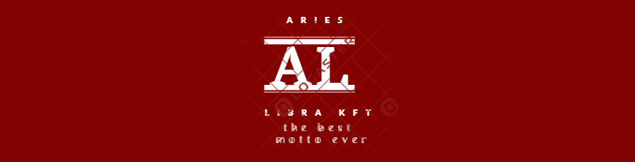 ARIES LIBRA KFT logo piros alap